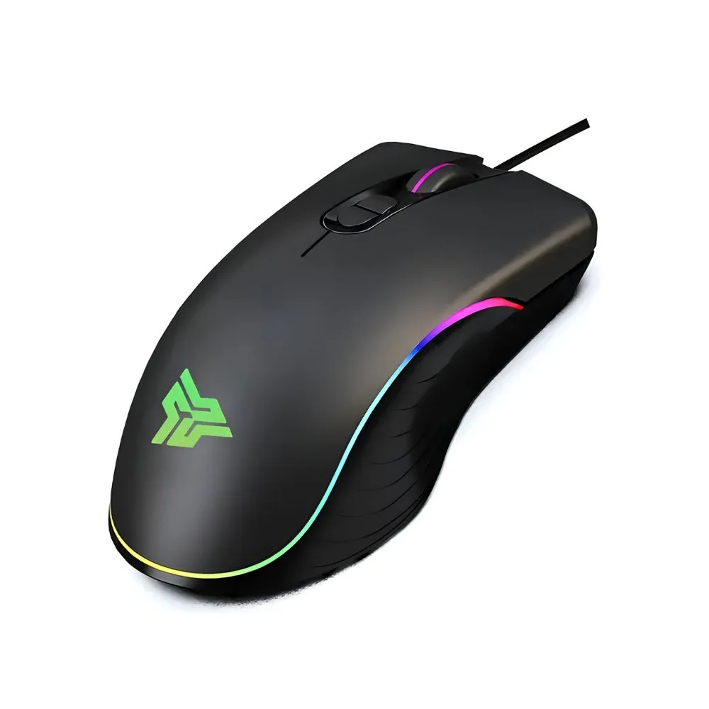 Mouse Gamer Para Jogos 4800 Dpi Óptico Com LED RGB Usb 7 Botões