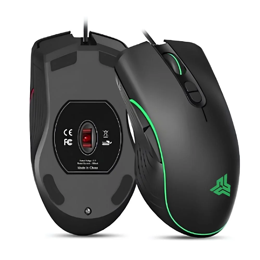 Mouse Gamer Para Jogos 4800 Dpi Óptico Com LED RGB Usb 7 Botões