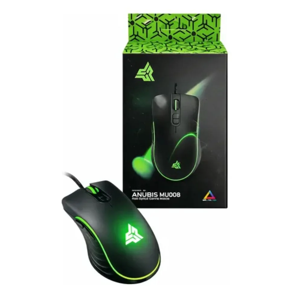 Mouse Gamer Para Jogos 4800 Dpi Óptico Com LED RGB Usb 7 Botões