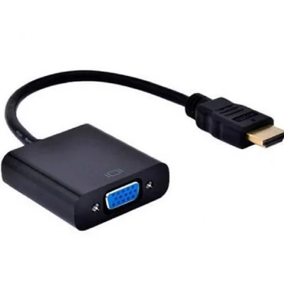 Conversor HDMI Para Vga Femea Com Saida De Audio