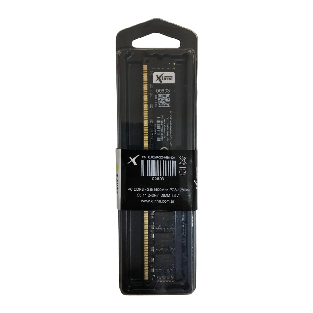 Memória Ram Ddr3 4Gb 1600Mhz Cl11 1.5V Box XLinne