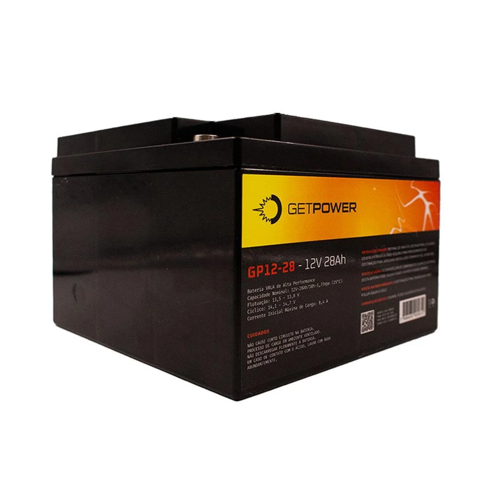 Imagem 3 de 5 do produto Bateria Estacionaria Getpower 12 Volts 28ah Gp12-28
