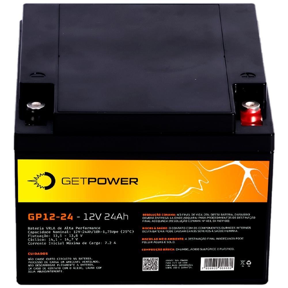 Bateria Estacionaria Getpower 12 Volts 24ah Gp12-24