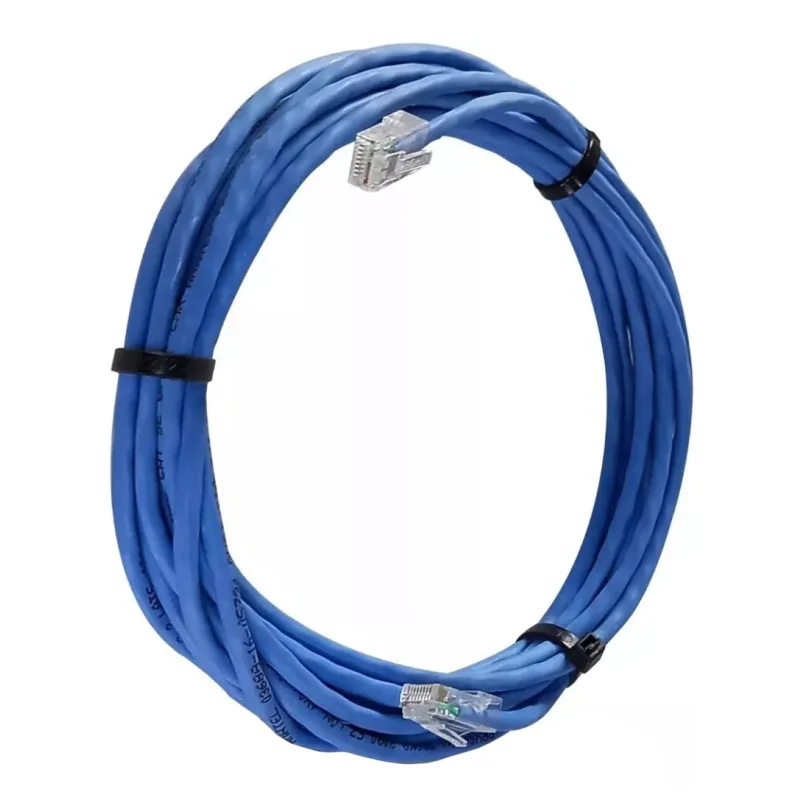 Cabo De Rede Cat 6 Mpt Interno 20 Metros U/utp 4p X 23awg | Azul Com Conectores Cabo De Rede Cat 6 Mpt Interno 20 Metros U/utp 4p X 23awg | Azul Com Conectores