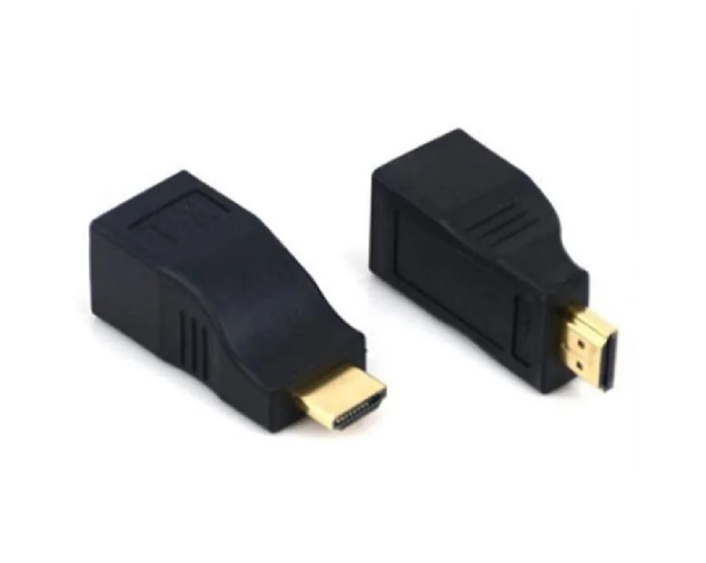 Imagem 3 de 3 do produto Extensor HDMI 30 Metros Via 1 Cabo De Rede Rj45 Cat5e/6