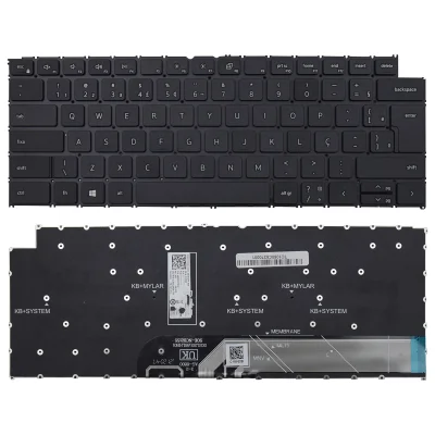 Teclado Para Notebook Dell Inspiron 7430-5800slv Abnt2 Preto