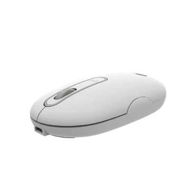 Mouse Sem Fio Lecoo Ws207wh, Recarregável, Branco