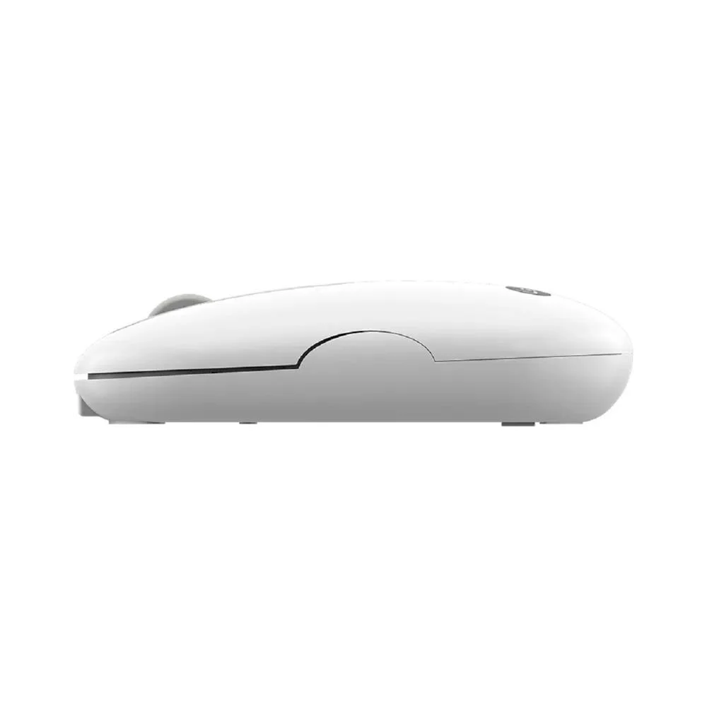 Imagem 3 de 5 do produto Mouse Sem Fio Lecoo Ws207wh, Recarregável, Branco
