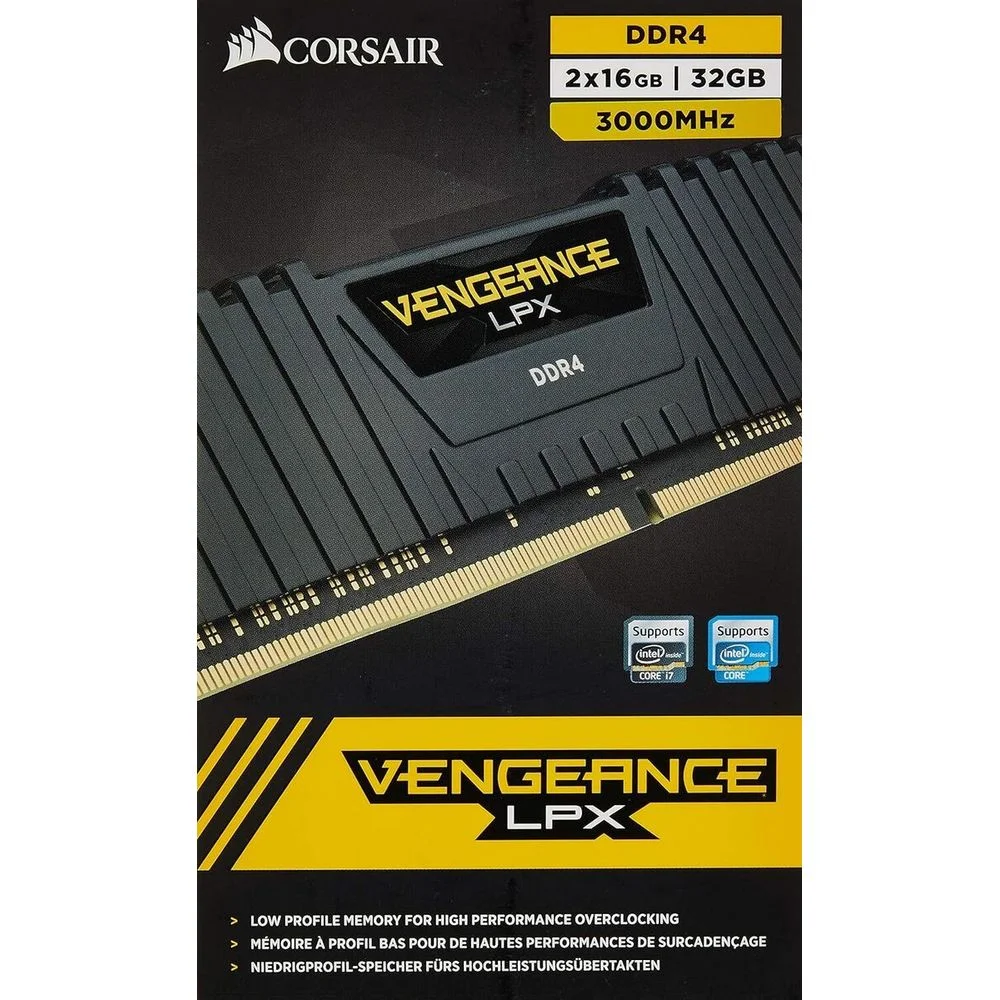 Vengeance LPX DDR4 64gb 2666 メモリー CORSAIR Memória de desktop Vengeance LPX 64GB (2 x 32GB