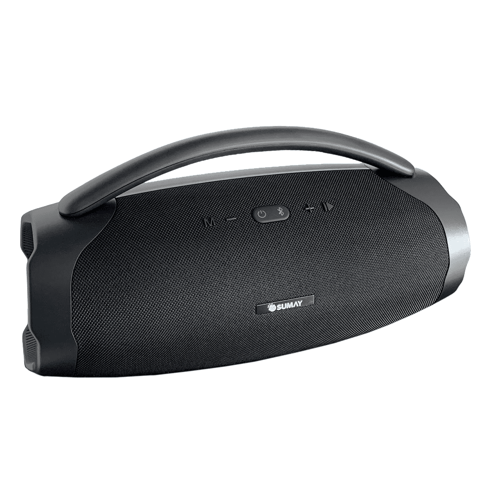 Caixa De Som Portatil Goldbox Sumay 120w Usb Tws Rádio Fm- Bivolt
