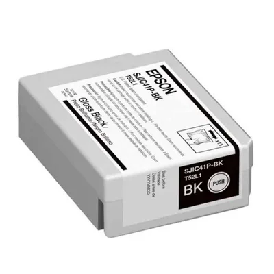 Cartucho Epson Ink Sjic41p-bk Para Colorworks C4000 - Preto Brilhante - C13t52l120
