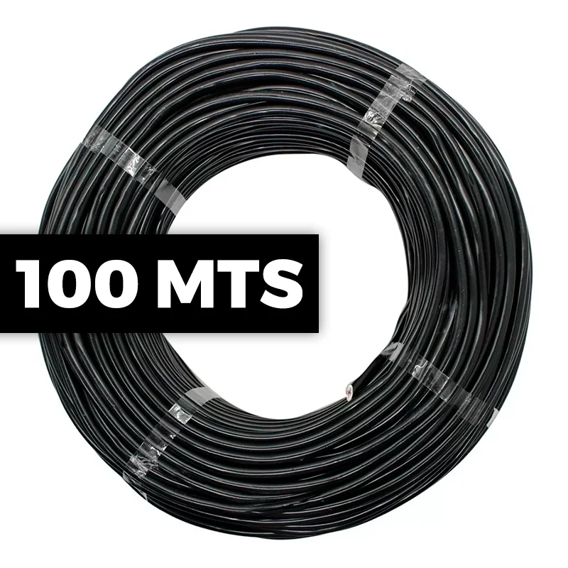 Cabo De Rede Cat 5e Mpt Interno E Externo 100 Metros U/utp 4p X 24awg | Preto