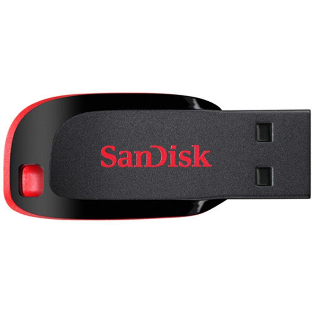 Pen Drive Usb Flash Drive Cruzer Blade 128GB Sandisk Pen Drive Usb Flash Drive Cruzer Blade 128GB Sandisk