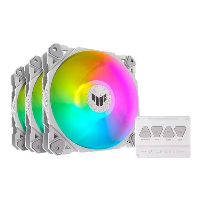 Cooler Fan Asus Tuf Gaming Tf120 Branco ARGB 3 X 120mm 90da0033-b00030