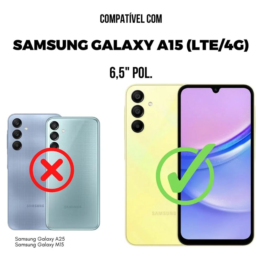 Imagem 2 de 5 do produto Película Para Samsung Galaxy A15 4g - Frente E Verso - Full Body Armor 360° - Gshield