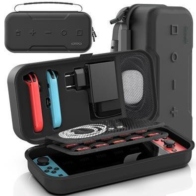 Case Bolsa Nintendo Switch OLED Espaço Carregador Oivo
