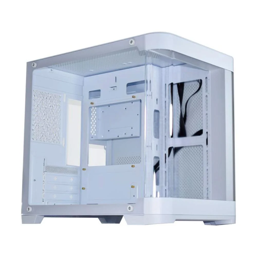 Gabinete Gamer K-mex Aqua Curva Cg-w1ag Branco Mid Tower Vidro Temperado M-atx White - Cgw1agrh002cb0x