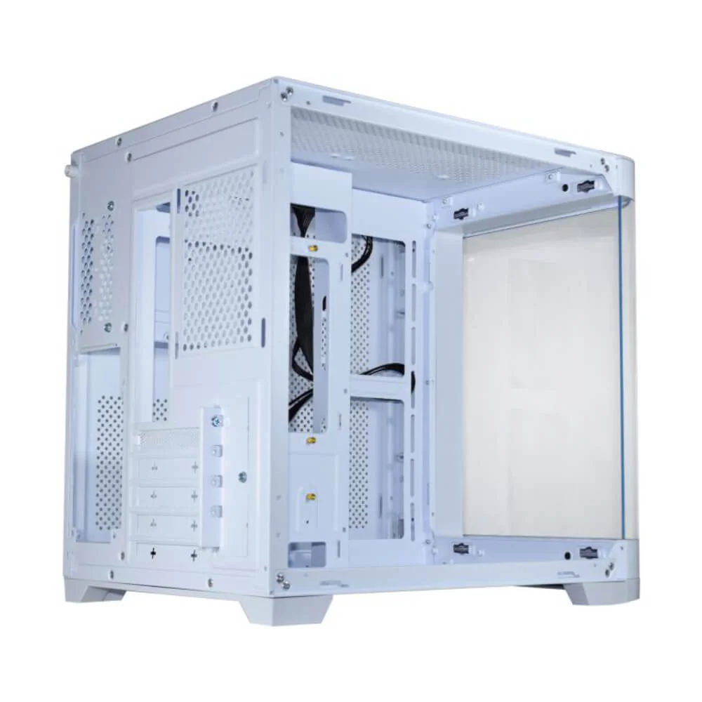 Imagem 4 de 5 do produto Gabinete Gamer K-mex Aqua Curva Cg-w1ag Branco Mid Tower Vidro Temperado M-atx White - Cgw1agrh002cb0x