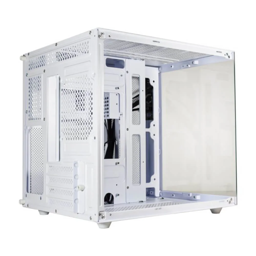Imagem 4 de 5 do produto Gabinete Gamer K-mex Aqua Micro Cg-w2sb White Mini Tower Vidro Temperado M-atx - Cgw2sbrh002cb0x