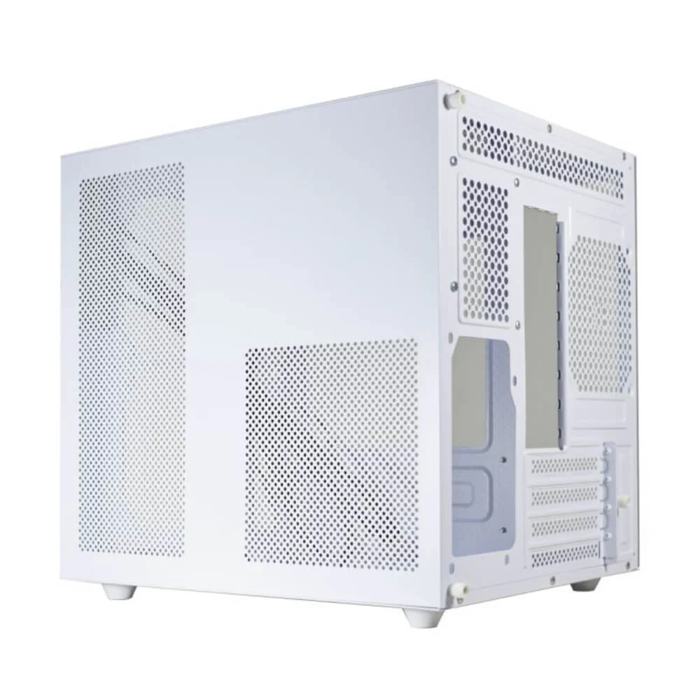 Imagem 5 de 5 do produto Gabinete Gamer K-mex Aqua Micro Cg-w2sb White Mini Tower Vidro Temperado M-atx - Cgw2sbrh002cb0x