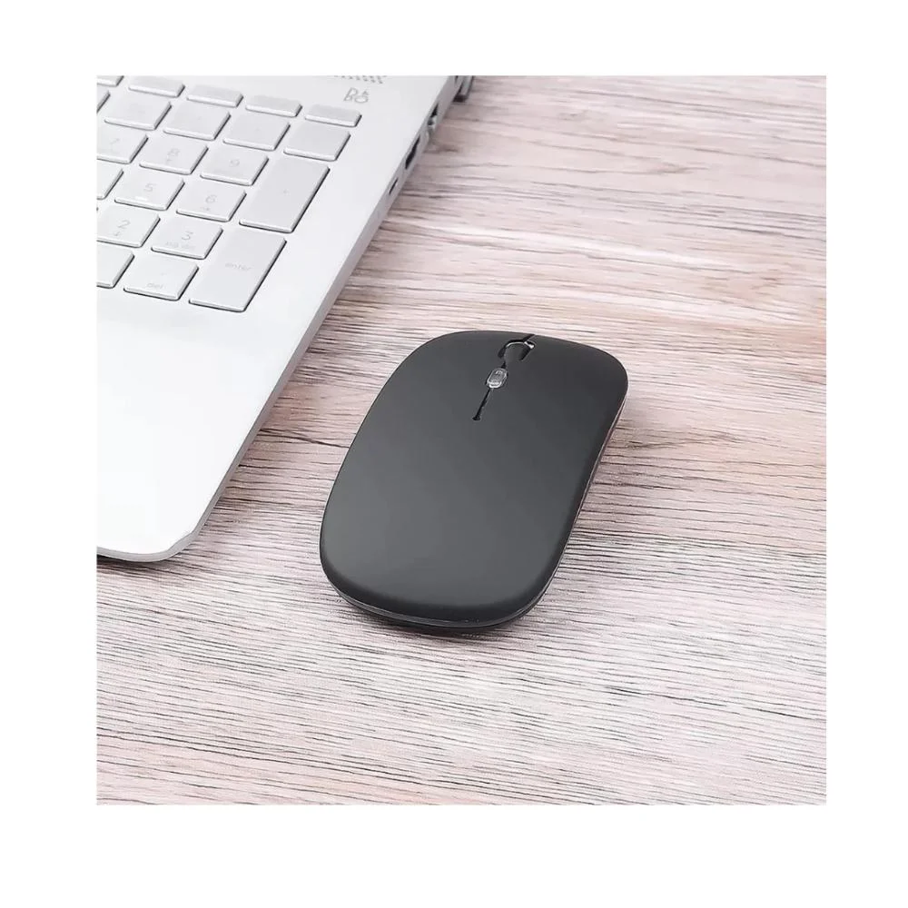 Imagem 4 de 5 do produto Mouse Sem Fio Exbom Ms-S350l, RGB, Recarregável 2.4g, Bluetooth, Preto