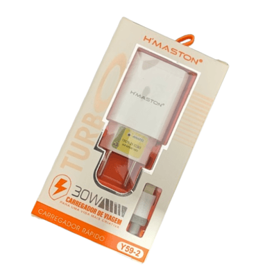 Carregador De Viagem 30w Y59-2 Lightining Branco