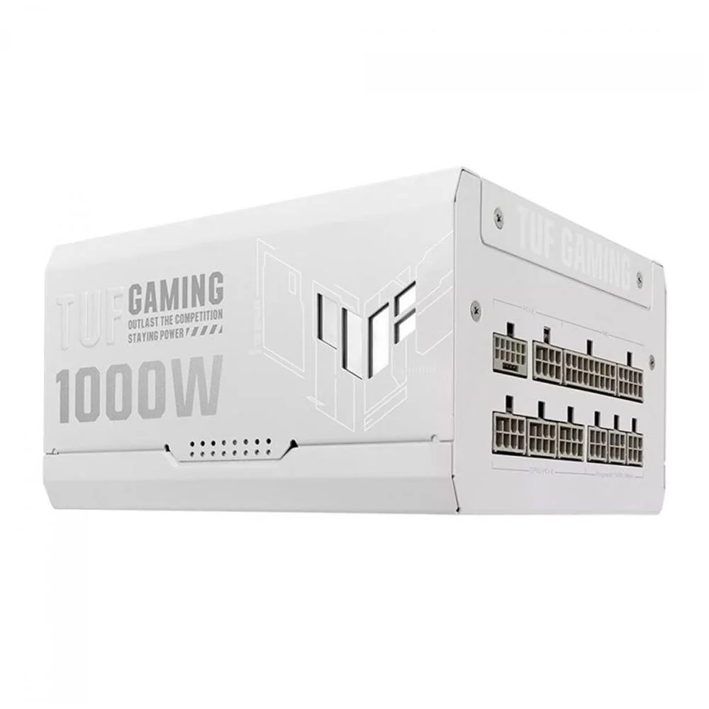 Imagem 2 de 5 do produto Fonte Asus Tuf Gaming 1000w 80 Plus Gold Full Modular - Tuf-gaming-1000g-white