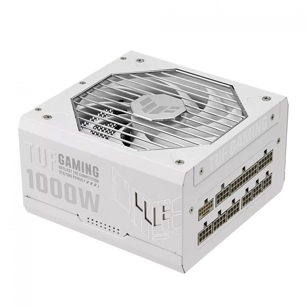 Imagem 3 de 5 do produto Fonte Asus Tuf Gaming 1000w 80 Plus Gold Full Modular - Tuf-gaming-1000g-white