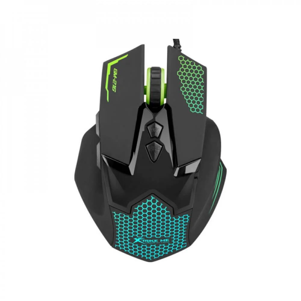 Mouse Gamer Xtrike Me GM216, Com Fio, 3600 DPI, 7 Botões, Preto Mouse Gamer Xtrike Me GM216, Com Fio, 3600 DPI, 7 Botões, Preto