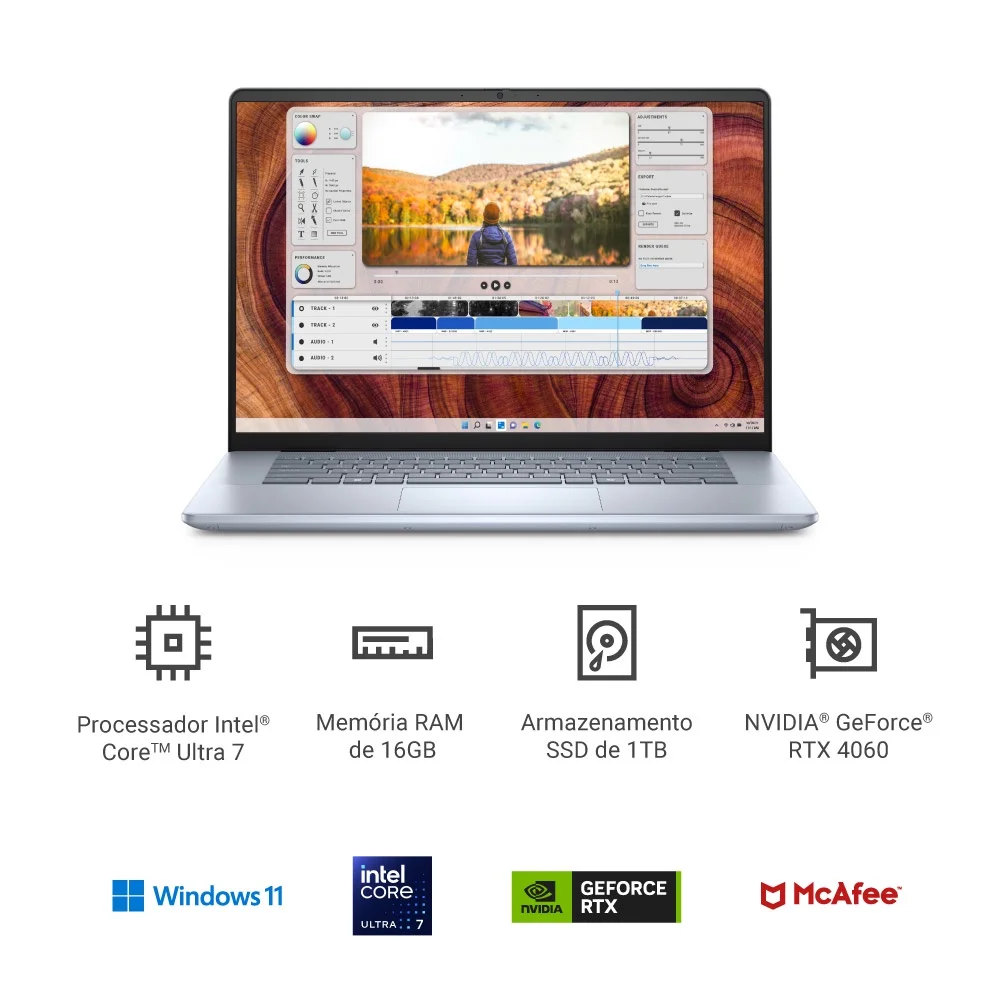 Notebook Dell Inspiron Plus I16u7155hm20 KaBuM