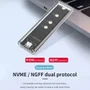 Case Para SSD M.2 Externo Tipo C/usb 3.0 Para Nvme Transparente F3 Cs-adpt-ngff/NVME