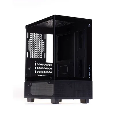 Gabinete Gamer Liketec Opera Dark Mid Tower Matx Vidro Panorâmico Sem Fan - Lc-cb-opera-2086
