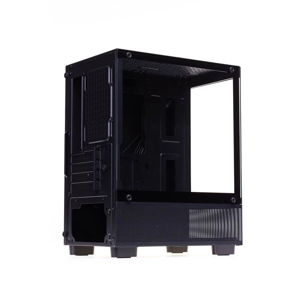 Imagem 2 de 5 do produto Gabinete Gamer Liketec Opera Dark Mid Tower Matx Vidro Panorâmico Sem Fan - Lc-cb-opera-2086
