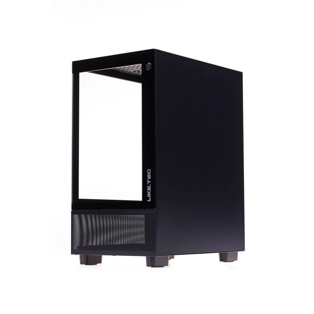 Imagem 4 de 5 do produto Gabinete Gamer Liketec Opera Dark Mid Tower Matx Vidro Panorâmico Sem Fan - Lc-cb-opera-2086