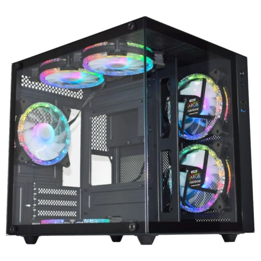Gabinete Gamer Kmex Cg-02sb Aquário Micro
