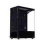 Gabinete Gamer Liketec Heydar Dark Mid Tower Panorâmico Vidro Temperado Sem Fan Preto - Lc-cb-heydar-2084