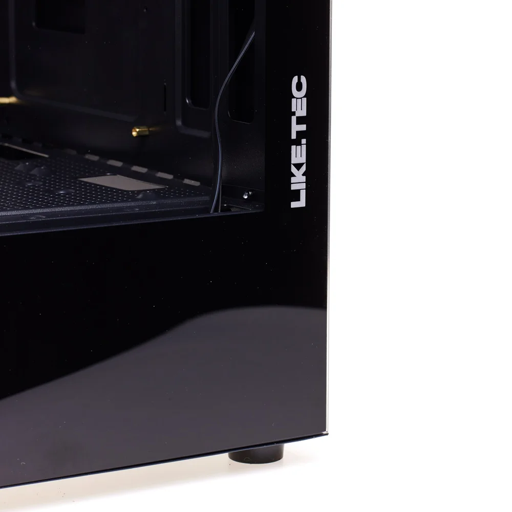 Gabinete Gamer Liketec Heydar Dark Mid Tower Panorâmico Vidro Temperado Sem Fan Preto - Lc-cb-heydar-2084 Gabinete Gamer Liketec Heydar Dark Mid Tower Panorâmico Vidro Temperado Sem Fan Preto - Lc-cb-heydar-2084
