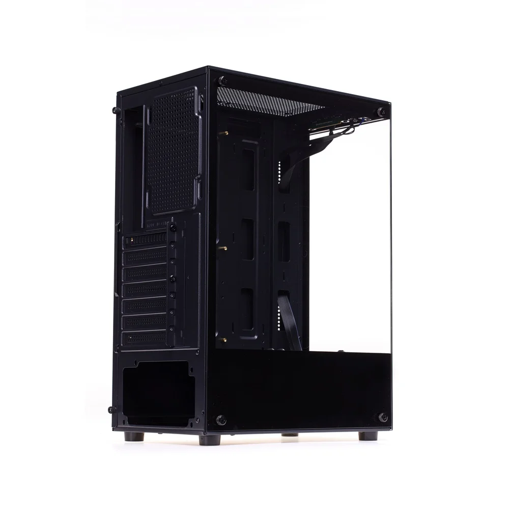 Gabinete Gamer Liketec Heydar Dark Mid Tower Panorâmico Vidro Temperado Sem Fan Preto - Lc-cb-heydar-2084 Gabinete Gamer Liketec Heydar Dark Mid Tower Panorâmico Vidro Temperado Sem Fan Preto - Lc-cb-heydar-2084