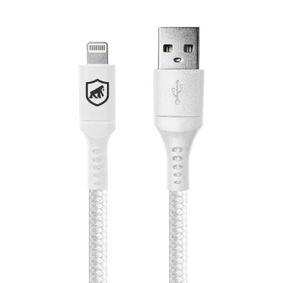 Cabo Survivor Para Lightning / Usb - 1,5m - Branco - Gshield