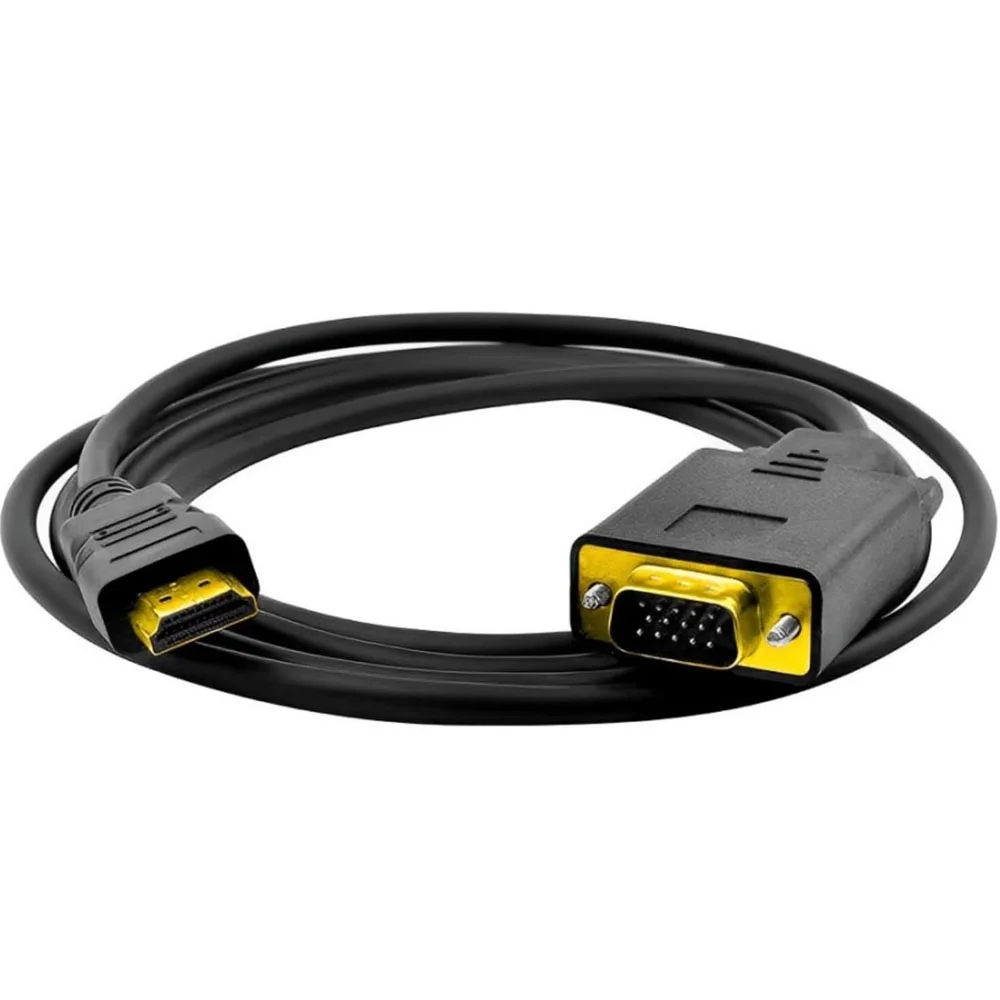 Imagem 3 de 5 do produto Cabo Conversor HDMI Para Vga - 1,8 Metros - Full Hd 1080p
