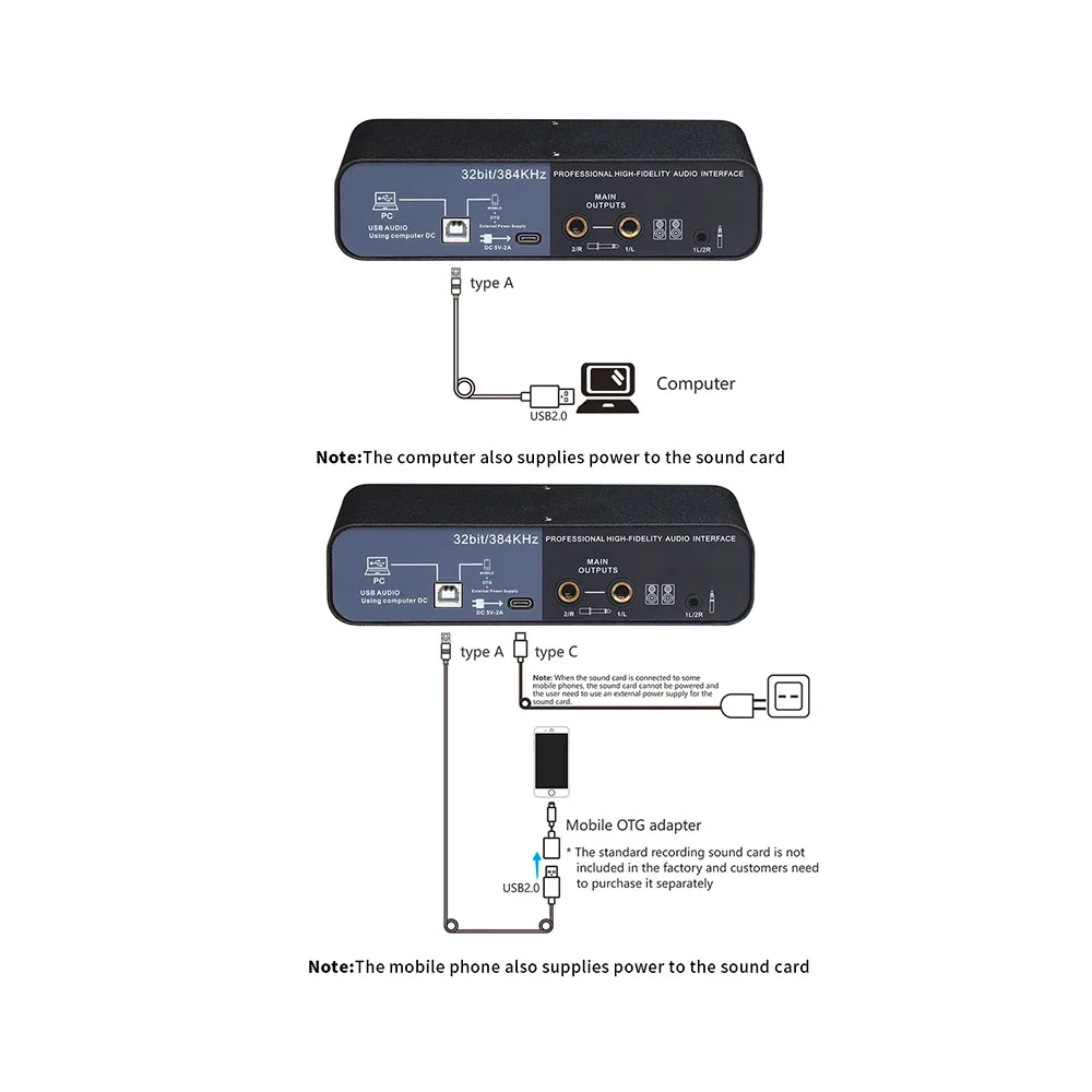 Interface De Áudio Profissional Teyun Q26 2 Canais - Ac2958