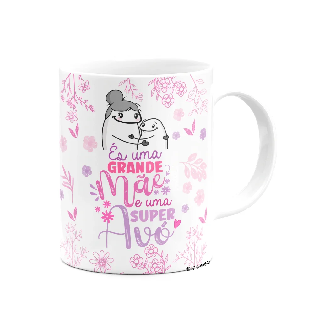 Imagem 3 de 3 do produto Caneca Flork Avós - És Uma Grande Mãe E Uma Super Avó