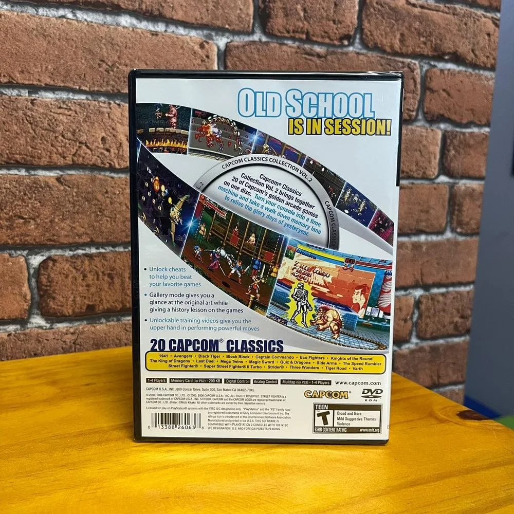 Jogo Capcom Classics Collection Volume 2 Ps2