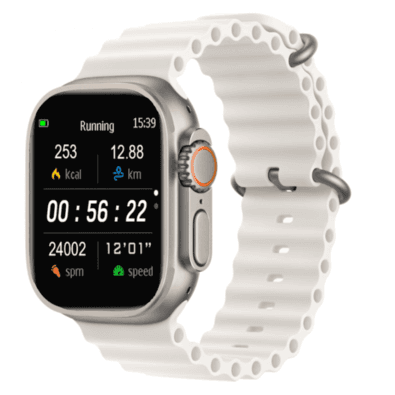 Novo Relogio Inteligente Series 9 Ultra 2 49mm Ligações Bluetooth Acabamento Premium Branco