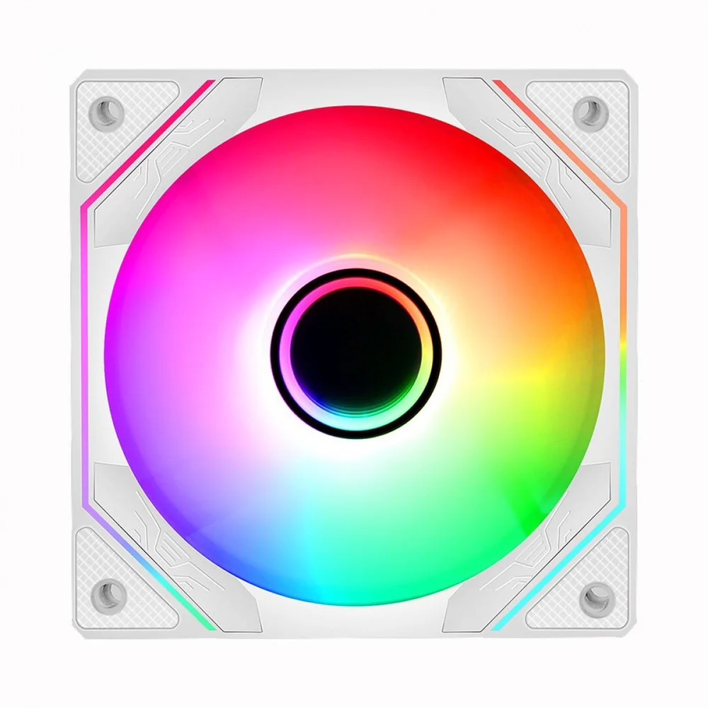 Imagem 4 de 5 do produto Cooler Fan Gamer Liketec Enigma LED RGB 120mm Reverse Branco