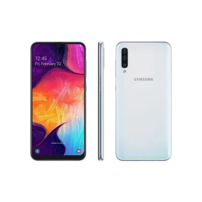 Usado - Smartphone Samsung Galaxy A50, 128GB, 4GB RAM, Branco - Bom