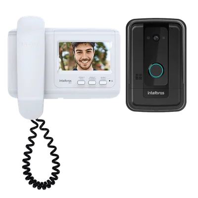 Kit Videoporteiro Intelbras Ivr 4 | Interfone Com Câmera