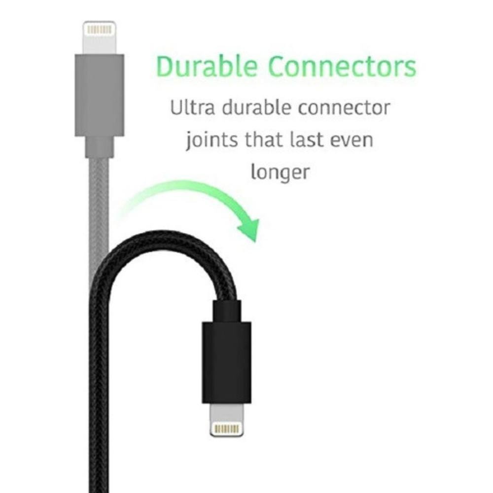 Imagem 4 de 4 do produto Cabo Usb Reforçado Nylon Para Iphone 14 Pro