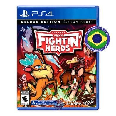 Them's Fightin' Herds - Deluxe Edition - Ps4 - Mídia Física