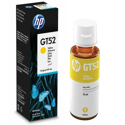 Tinta Hp Refil Gt52 M0h56al Amarelo | Gt5822 Ink Tank 416 Smart Tank 517 532 617 |   70ml